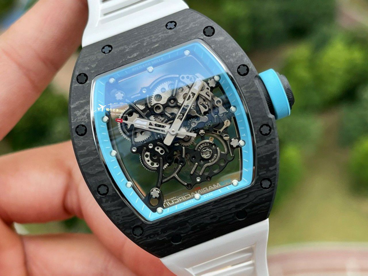 BBR Factory 一比一复刻高仿 RICHARD MILLE RM055一体 Movement 手表/六点位飞轮可转 / BBRRMO55