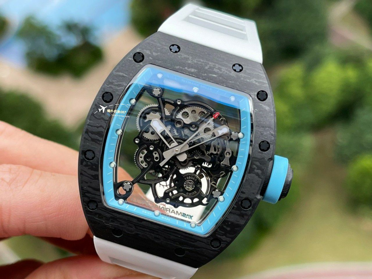 BBR Factory 一比一复刻高仿 RICHARD MILLE RM055一体 Movement 手表/六点位飞轮可转 / BBRRMO55