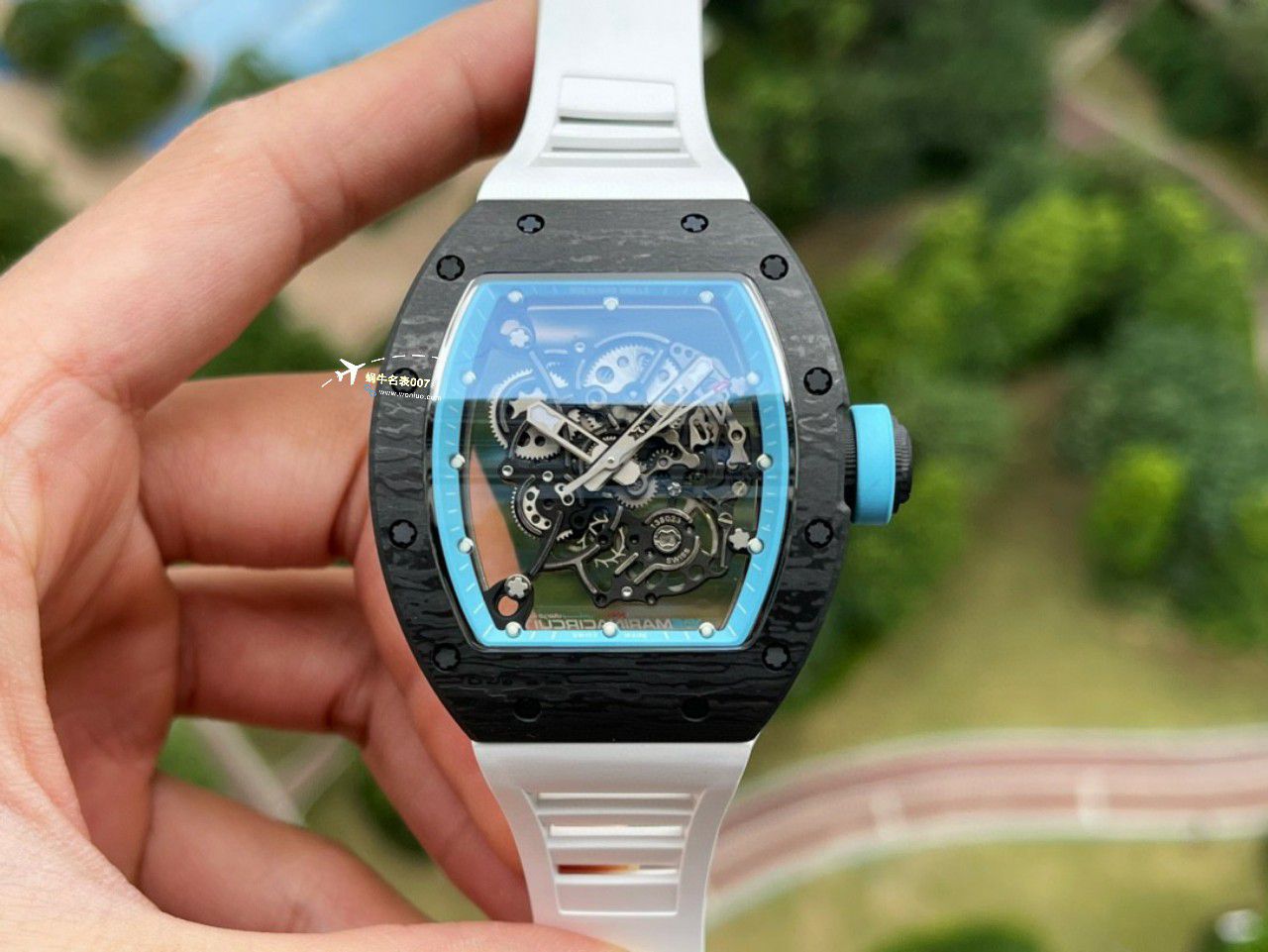 BBR Factory 一比一复刻高仿 RICHARD MILLE RM055一体 Movement 手表/六点位飞轮可转 / BBRRMO55