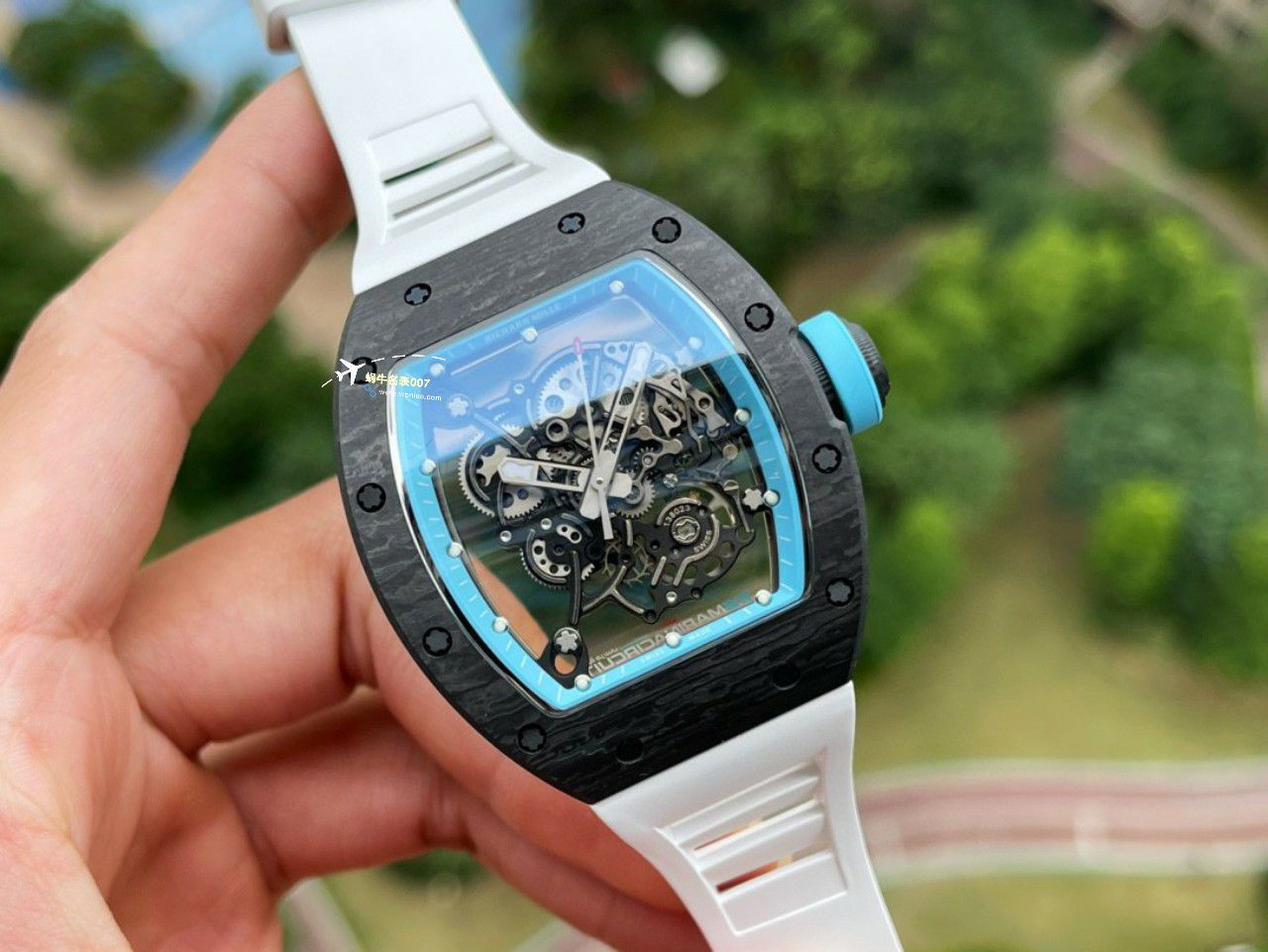 BBR Factory 一比一复刻高仿 RICHARD MILLE RM055一体 Movement 手表/六点位飞轮可转 / BBRRMO55