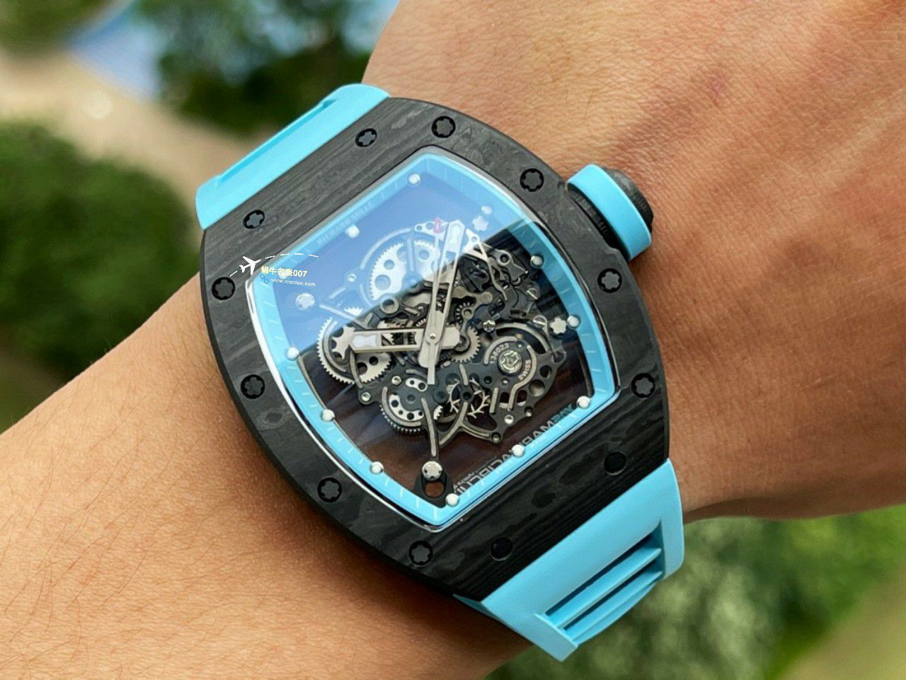 BBR Factory 一比一复刻高仿 RICHARD MILLE RM055一体 Movement 手表/六点位飞轮可转 / BBRRMO55