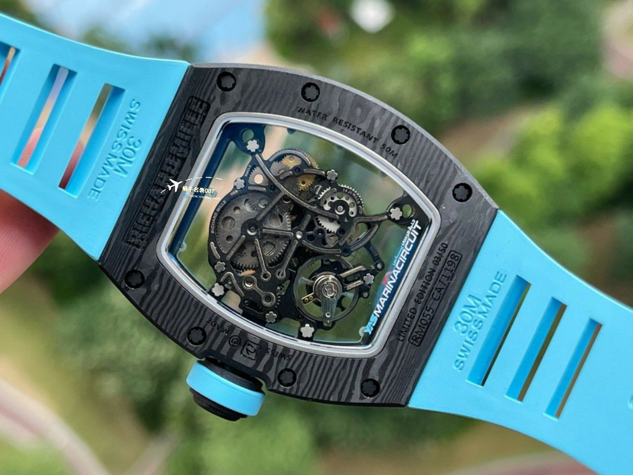 BBR Factory 一比一复刻高仿 RICHARD MILLE RM055一体 Movement 手表/六点位飞轮可转 / BBRRMO55