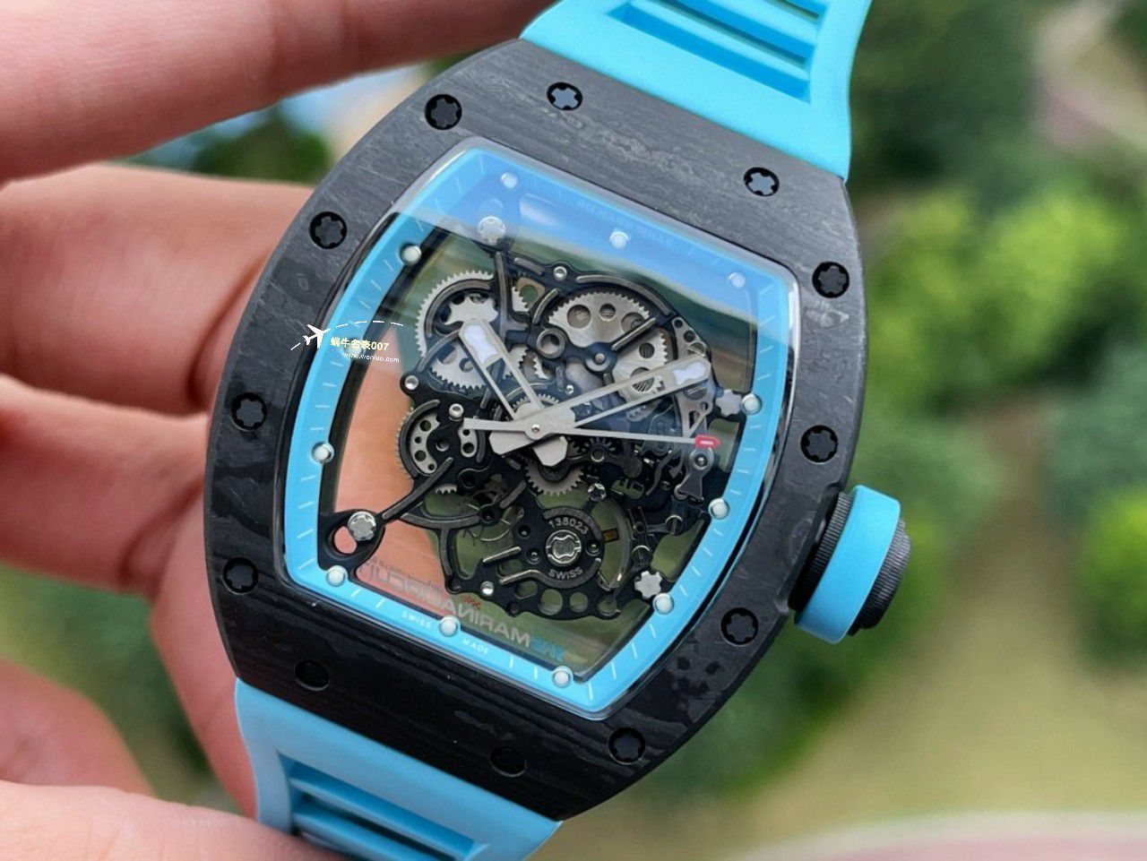 BBR Factory 一比一复刻高仿 RICHARD MILLE RM055一体 Movement 手表/六点位飞轮可转 / BBRRMO55