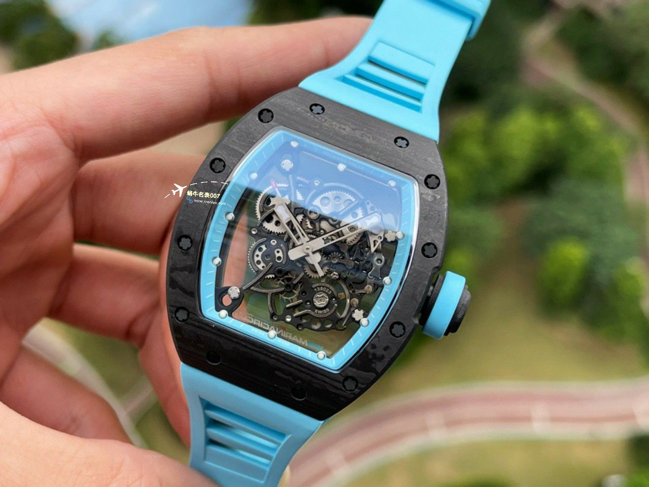 BBR Factory 一比一复刻高仿 RICHARD MILLE RM055一体 Movement 手表/六点位飞轮可转 / BBRRMO55