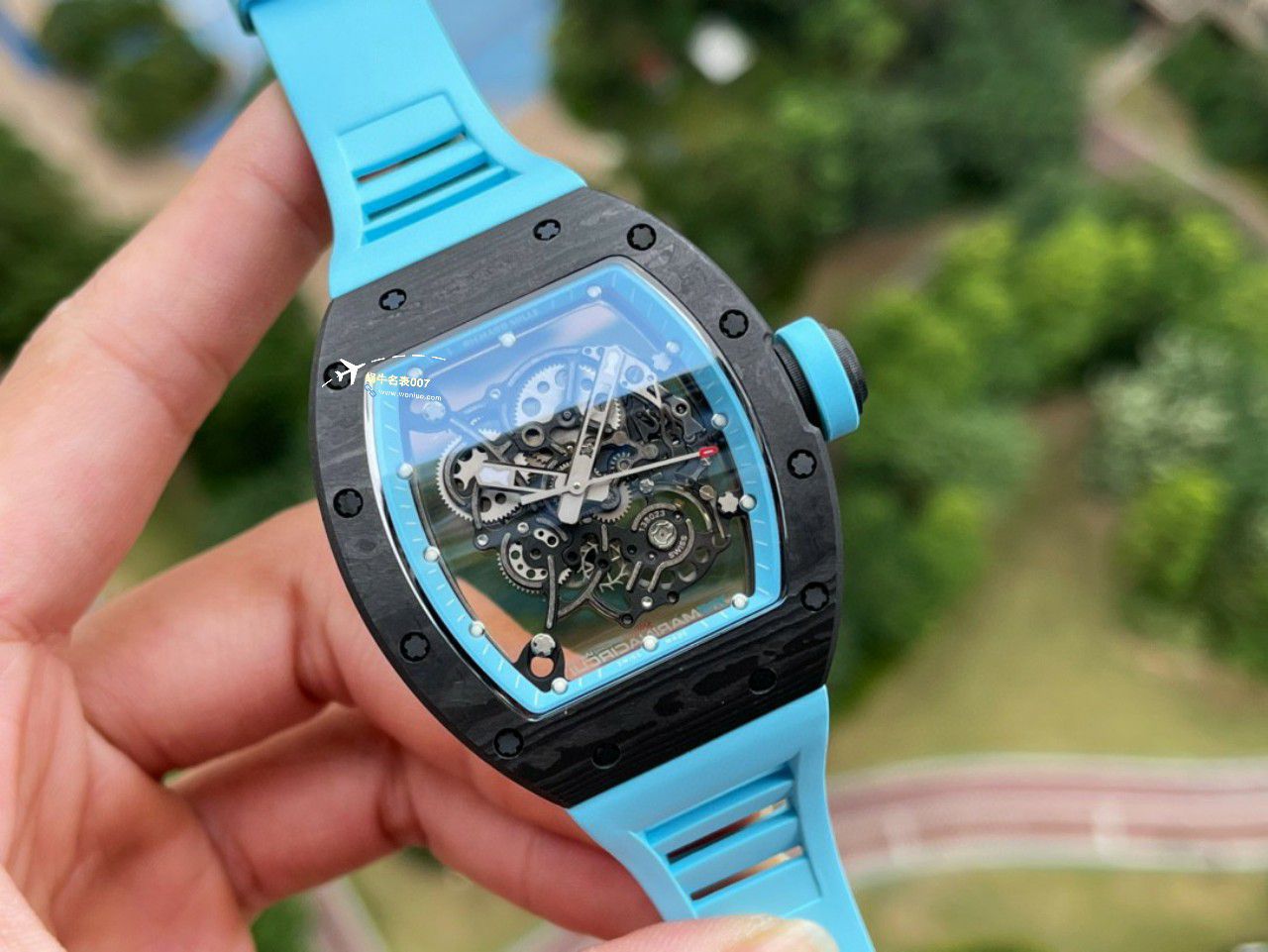 BBR Factory 一比一复刻高仿 RICHARD MILLE RM055一体 Movement 手表/六点位飞轮可转 / BBRRMO55