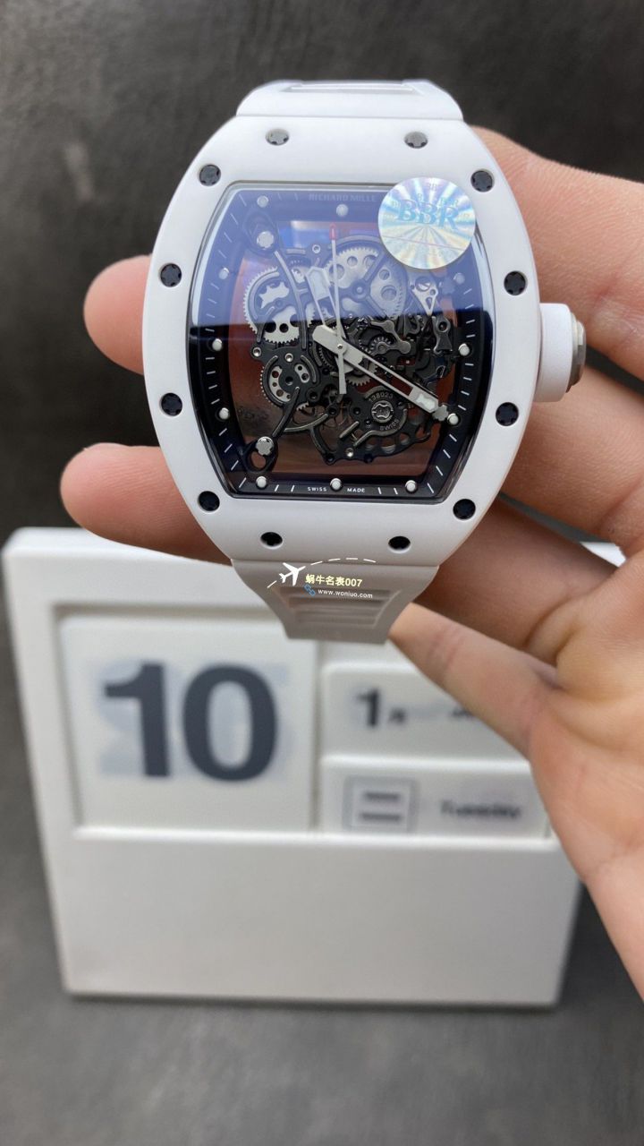 BBR Factory 一比一复刻高仿 RICHARD MILLE RM055一体 Movement 手表/六点位飞轮可转 / BBRRMO55
