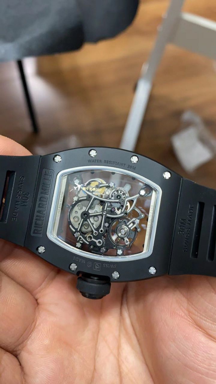 BBR Factory 一比一复刻高仿 RICHARD MILLE RM055一体 Movement 手表/六点位飞轮可转 / BBRRMO55