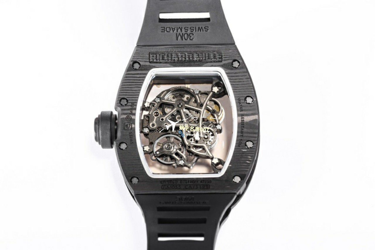 BBR Factory 一比一复刻高仿 RICHARD MILLE RM055一体 Movement 手表/六点位飞轮可转 / BBRRMO55