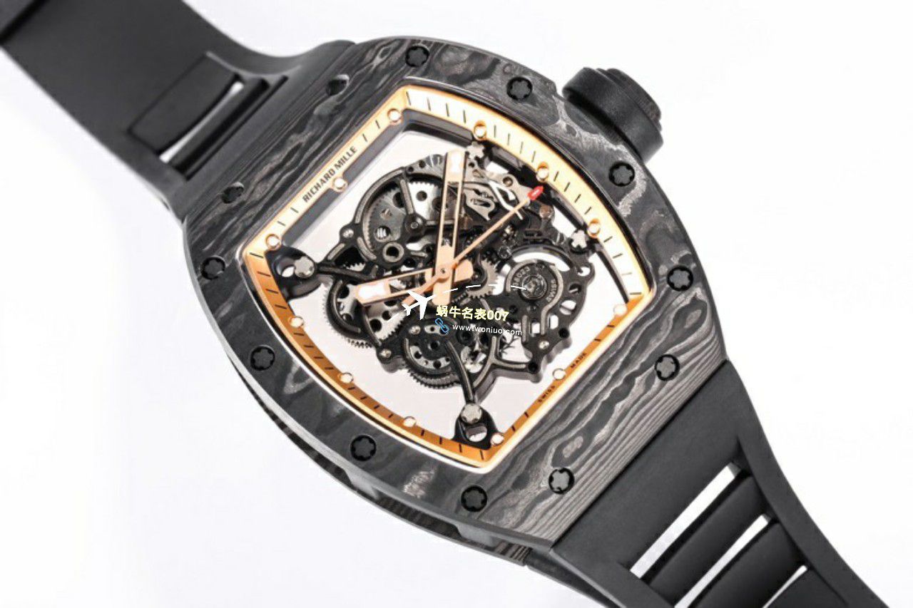 BBR Factory 一比一复刻高仿 RICHARD MILLE RM055一体 Movement 手表/六点位飞轮可转 / BBRRMO55
