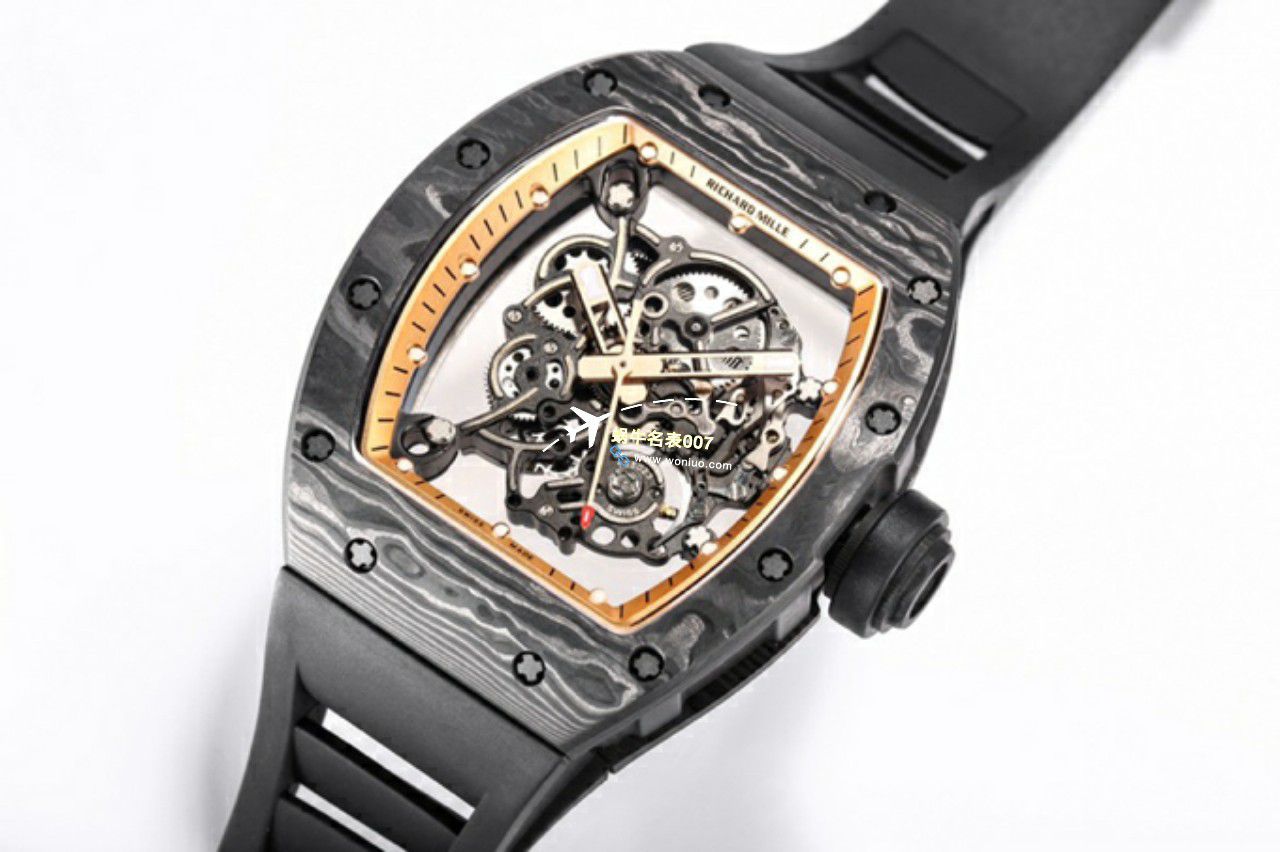 BBR Factory 一比一复刻高仿 RICHARD MILLE RM055一体 Movement 手表/六点位飞轮可转 / BBRRMO55