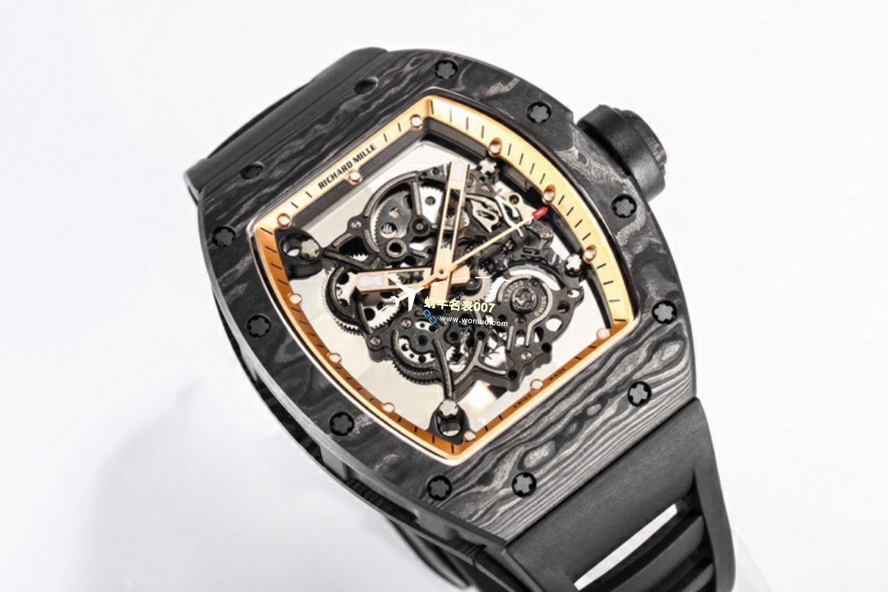 BBR Factory 一比一复刻高仿 RICHARD MILLE RM055一体 Movement 手表/六点位飞轮可转 / BBRRMO55