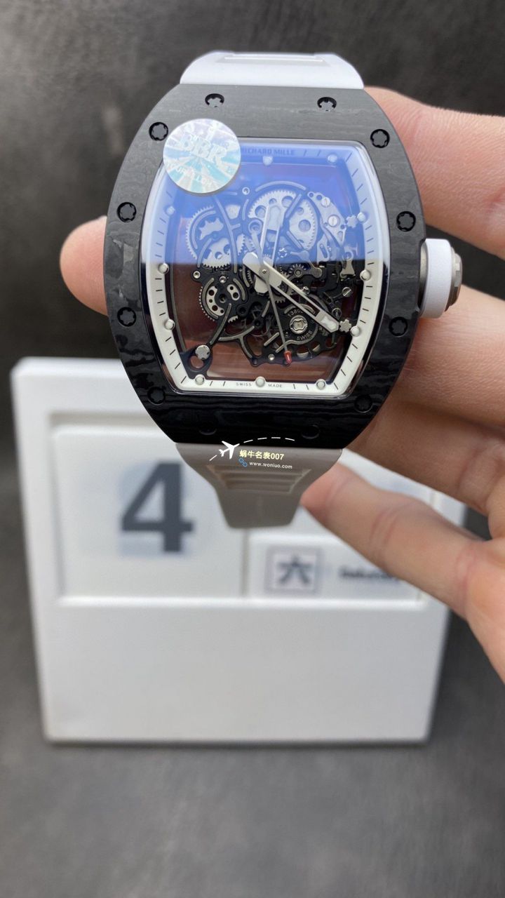 BBR Factory 一比一复刻高仿 RICHARD MILLE RM055一体 Movement 手表/六点位飞轮可转 / BBRRMO55