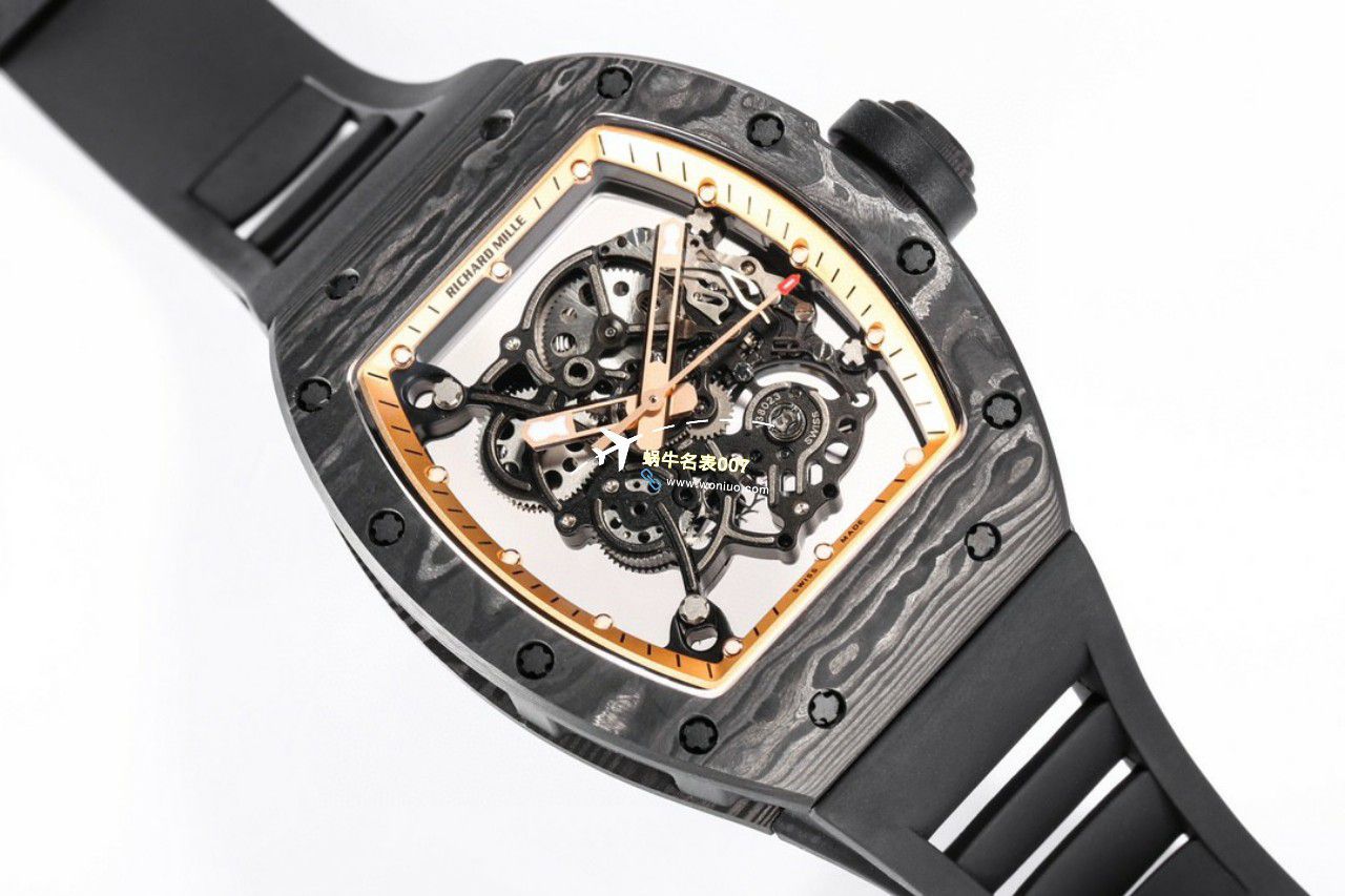 BBR Factory 一比一复刻高仿 RICHARD MILLE RM055一体 Movement 手表/六点位飞轮可转 / BBRRMO55