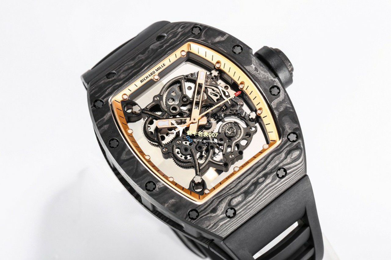 BBR Factory 一比一复刻高仿 RICHARD MILLE RM055一体 Movement 手表/六点位飞轮可转 / BBRRMO55