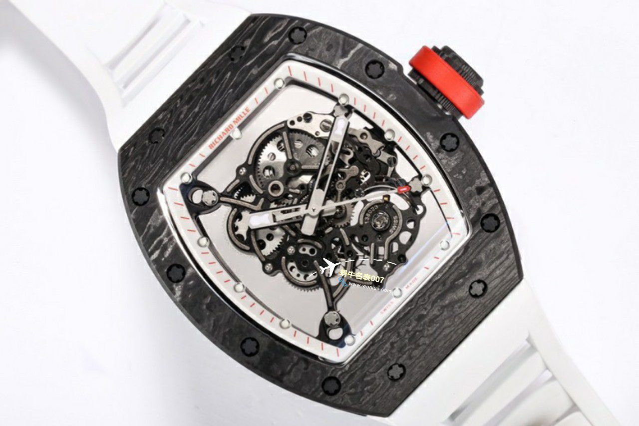 BBR Factory 一比一复刻高仿 RICHARD MILLE RM055一体 Movement 手表/六点位飞轮可转 / BBRRMO55