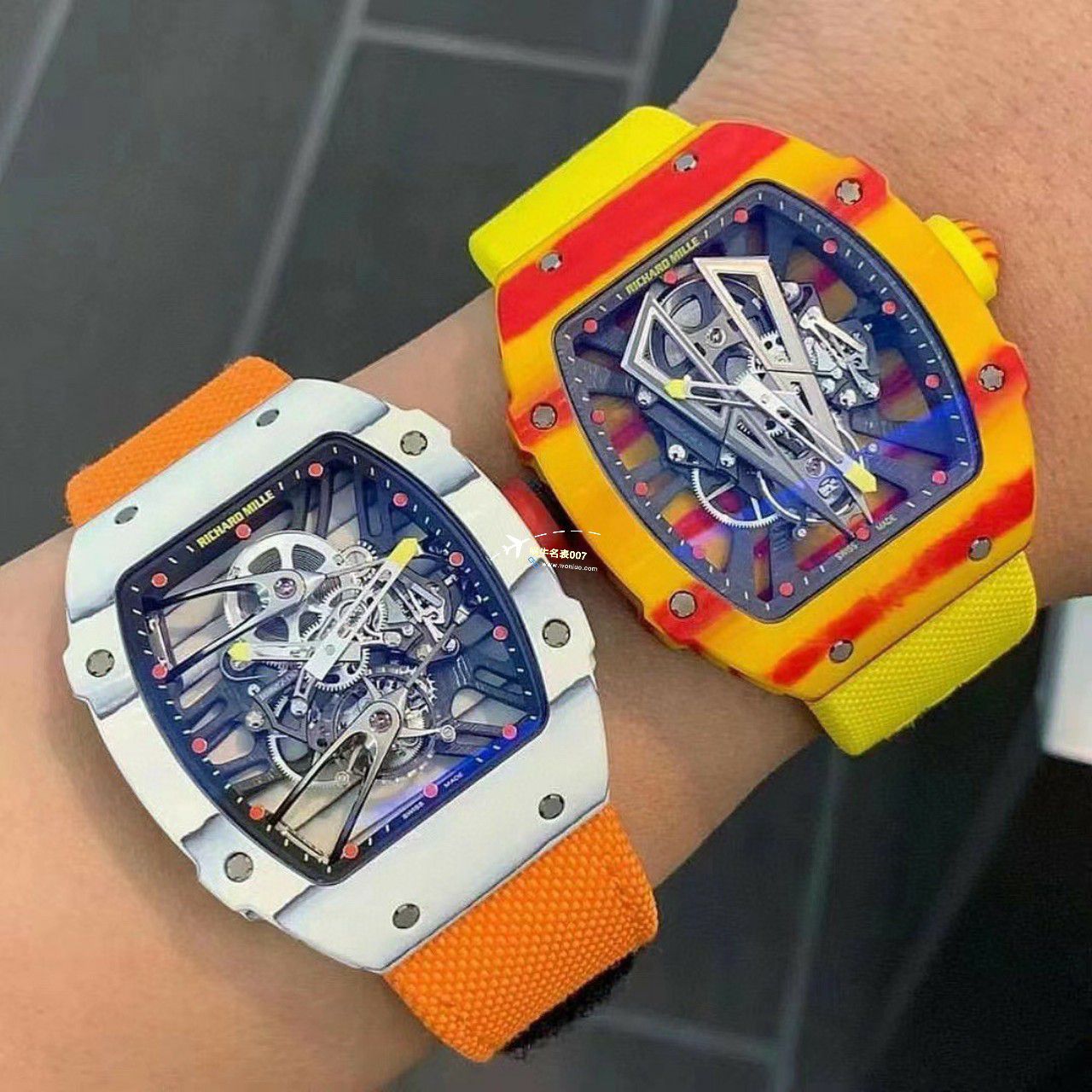 BBR Factory 一比一复刻 RICHARD MILLE 西班牙公牛高仿RM27-03 Tourbillon  Movement NTPT carbon fiber  watchcase 手表 / BBRRM27-03