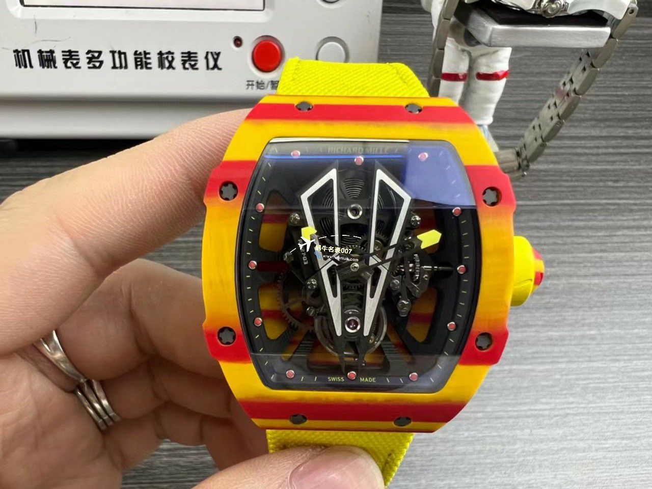 BBR Factory 一比一复刻 RICHARD MILLE 西班牙公牛高仿RM27-03 Tourbillon  Movement NTPT carbon fiber  watchcase 手表 / BBRRM27-03
