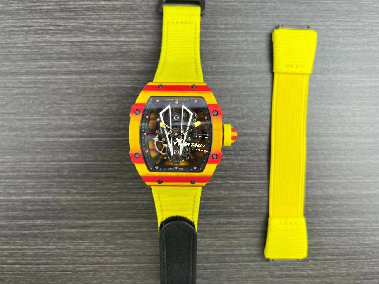 BBR Factory 一比一复刻 RICHARD MILLE 西班牙公牛高仿RM27-03 Tourbillon  Movement NTPT carbon fiber  watchcase 手表 / BBRRM27-03