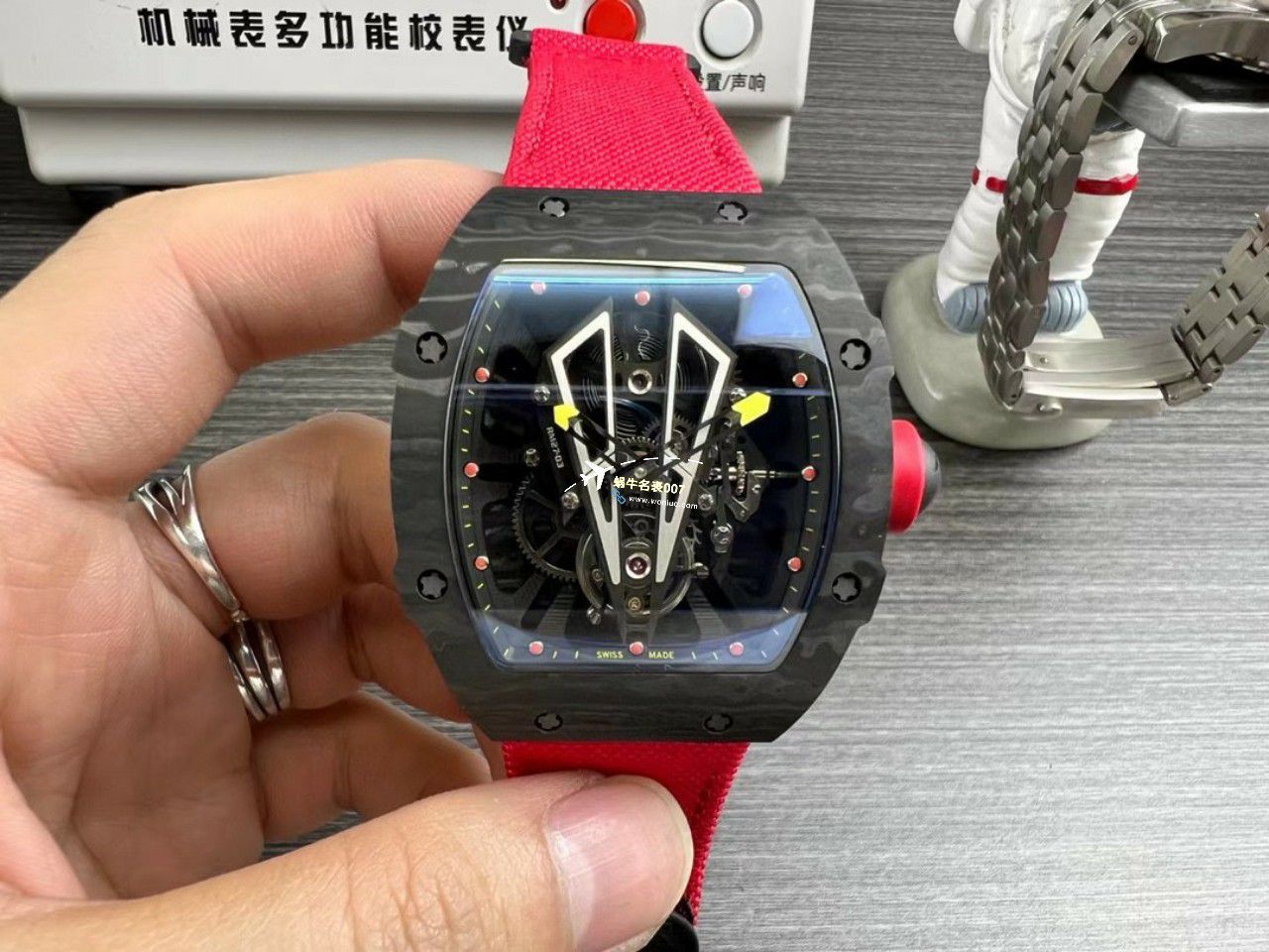 BBR Factory 一比一复刻 RICHARD MILLE 西班牙公牛高仿RM27-03 Tourbillon  Movement NTPT carbon fiber  watchcase 手表 / BBRRM27-03