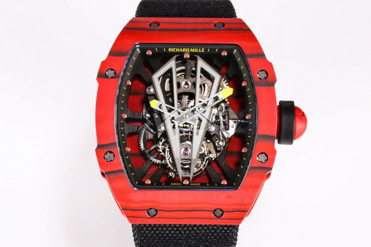 BBR Factory 一比一复刻 RICHARD MILLE 西班牙公牛高仿RM27-03 Tourbillon  Movement NTPT carbon fiber  watchcase 手表 / BBRRM27-03
