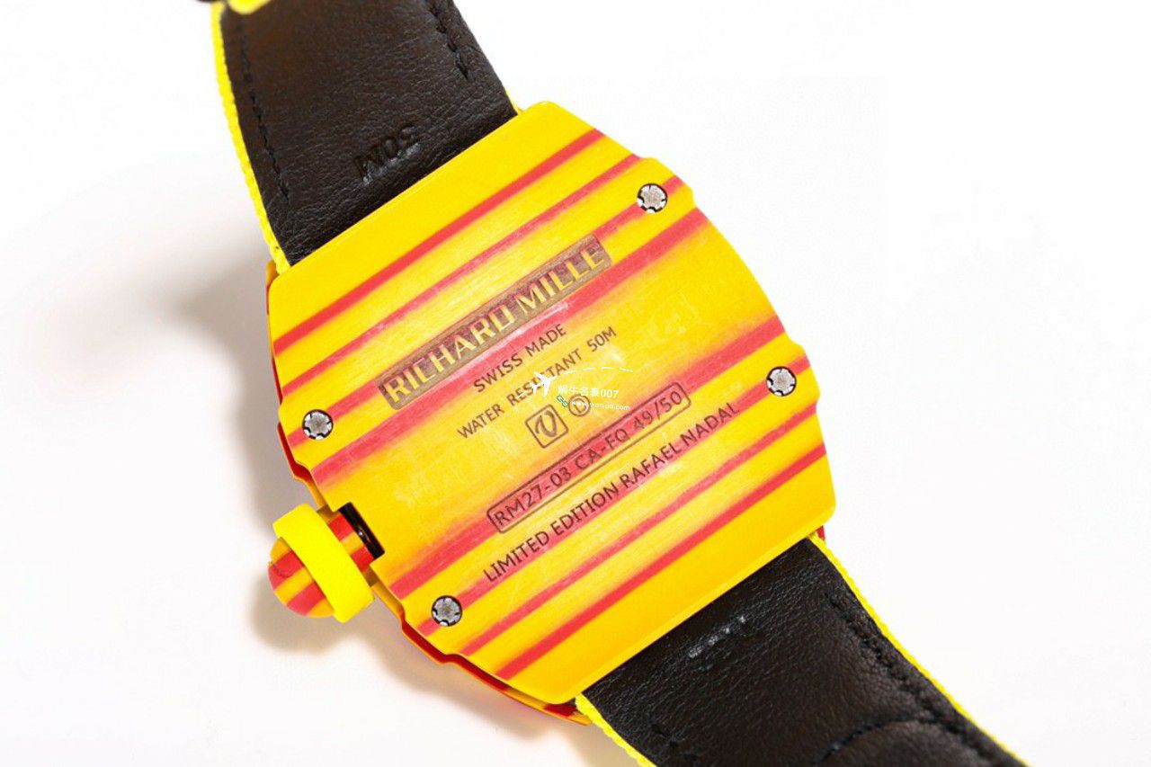 BBR Factory 一比一复刻 RICHARD MILLE 西班牙公牛高仿RM27-03 Tourbillon  Movement NTPT carbon fiber  watchcase 手表 / BBRRM27-03