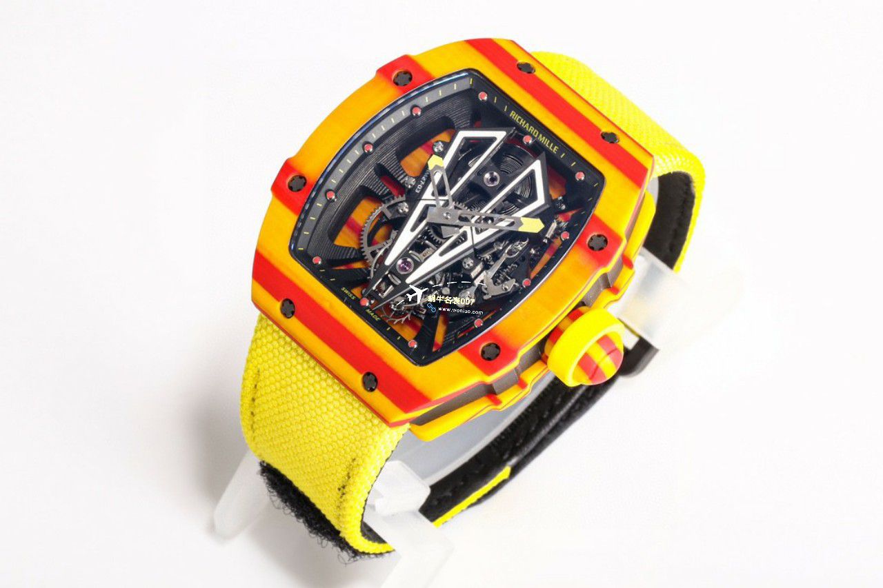 BBR Factory 一比一复刻 RICHARD MILLE 西班牙公牛高仿RM27-03 Tourbillon  Movement NTPT carbon fiber  watchcase 手表 / BBRRM27-03