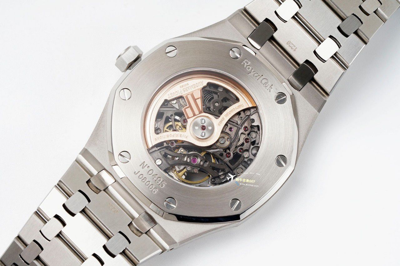 APS Factory Audemars Piguet 双摆轮镂空15407ST.OO.1220ST.01和15407OR.OO.1220OR.01一比一超A高仿手表 / AP232