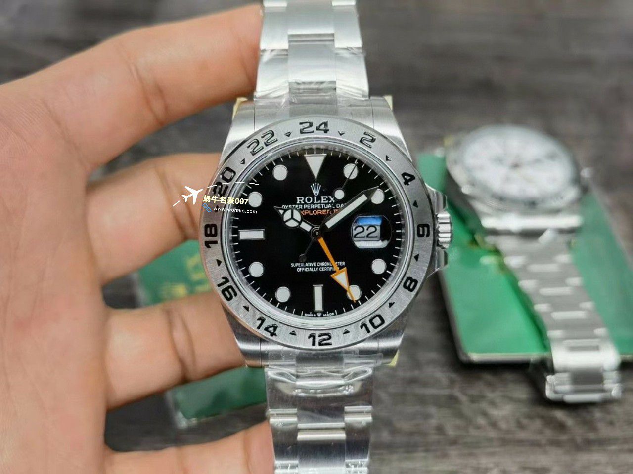 JVS一比一 top 复刻手表 Rolex 探险家二代高仿216570-77210和m216570-0001 wrist watch  / R766