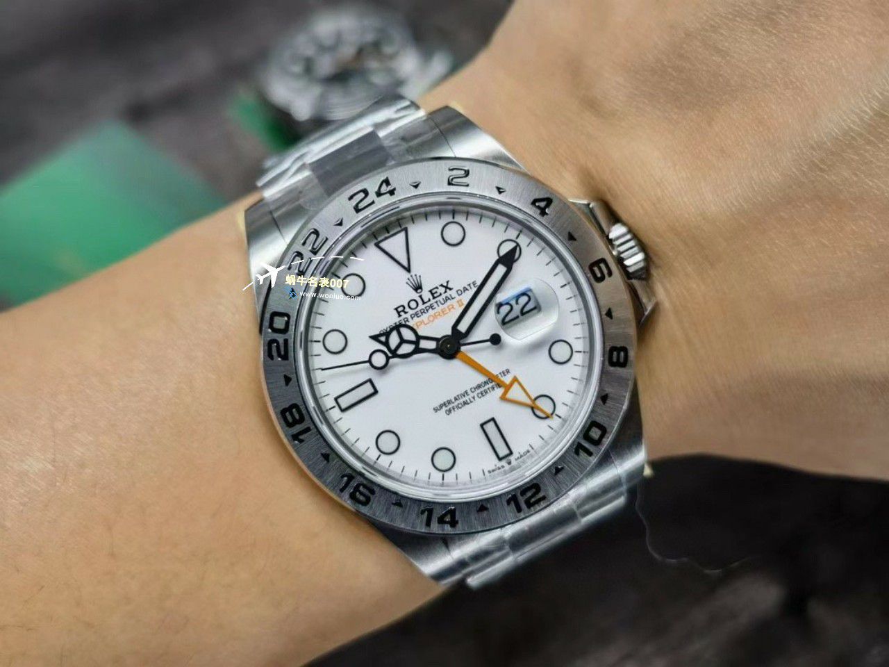 JVS一比一 top 复刻手表 Rolex 探险家二代高仿216570-77210和m216570-0001 wrist watch  / R766