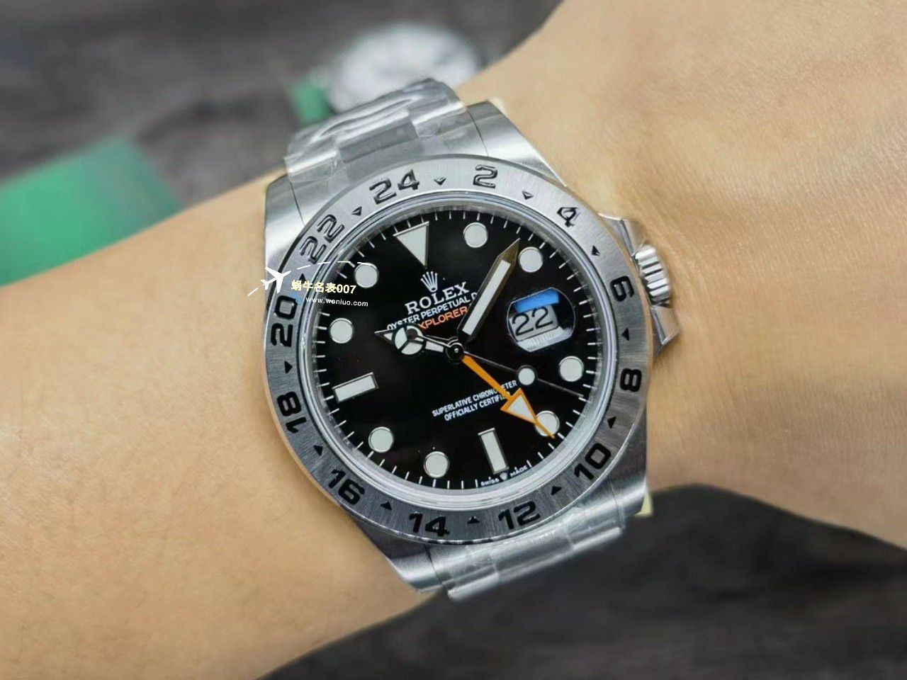 JVS一比一 top 复刻手表 Rolex 探险家二代高仿216570-77210和m216570-0001 wrist watch  / R766