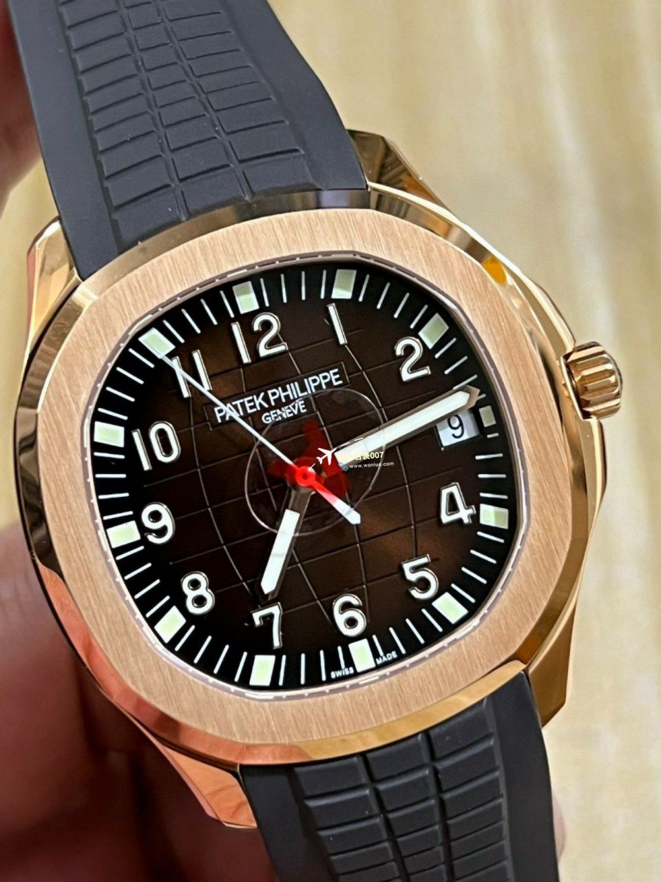 3K Factory 一比一复刻高仿手表 PATEK PHILIPPE AQUANAUT手雷5167R-001一体 Movement 升级版 wrist watch  / BD371