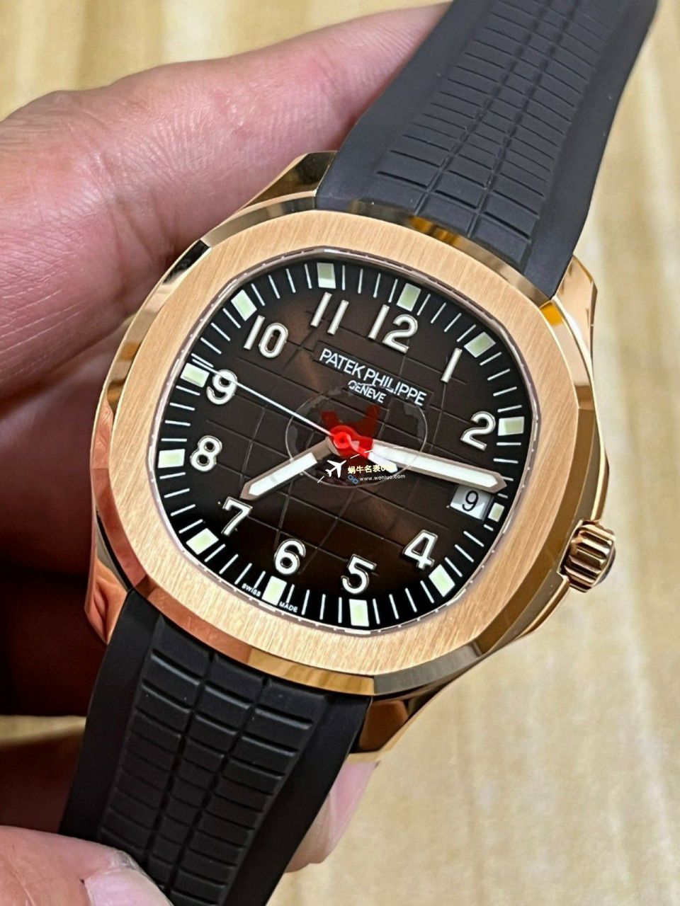 3K Factory 一比一复刻高仿手表 PATEK PHILIPPE AQUANAUT手雷5167R-001一体 Movement 升级版 wrist watch  / BD371