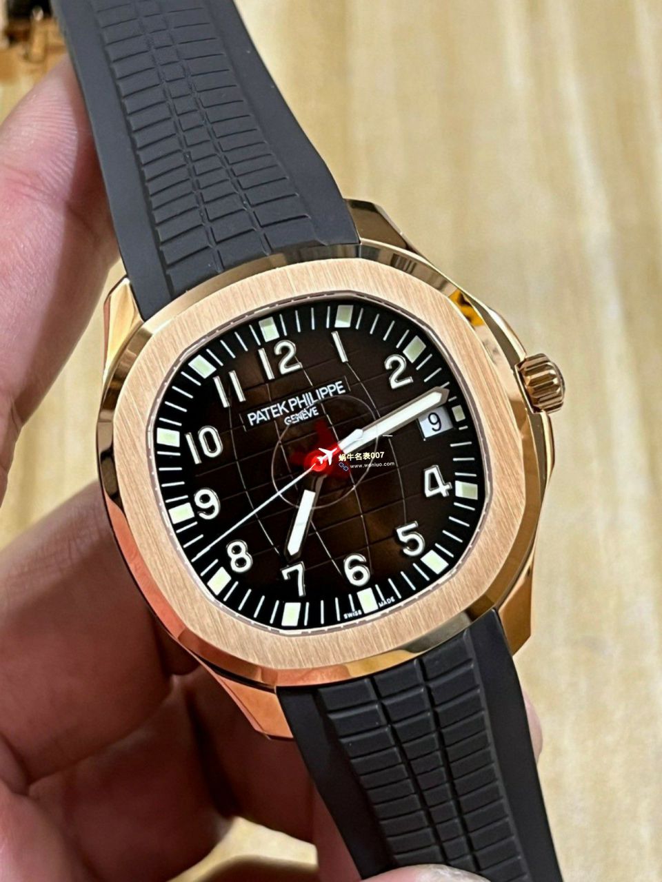 3K Factory 一比一复刻高仿手表 PATEK PHILIPPE AQUANAUT手雷5167R-001一体 Movement 升级版 wrist watch  / BD371