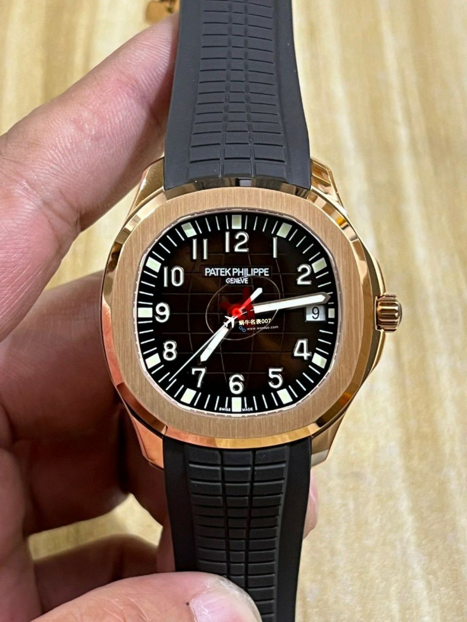 3K Factory 一比一复刻高仿手表 PATEK PHILIPPE AQUANAUT手雷5167R-001一体 Movement 升级版 wrist watch  / BD371