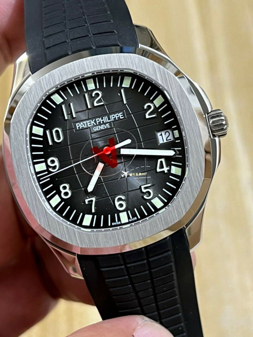 3K Factory 一比一复刻高仿手表 PATEK PHILIPPE AQUANAUT手雷5167R-001一体 Movement 升级版 wrist watch  / BD371