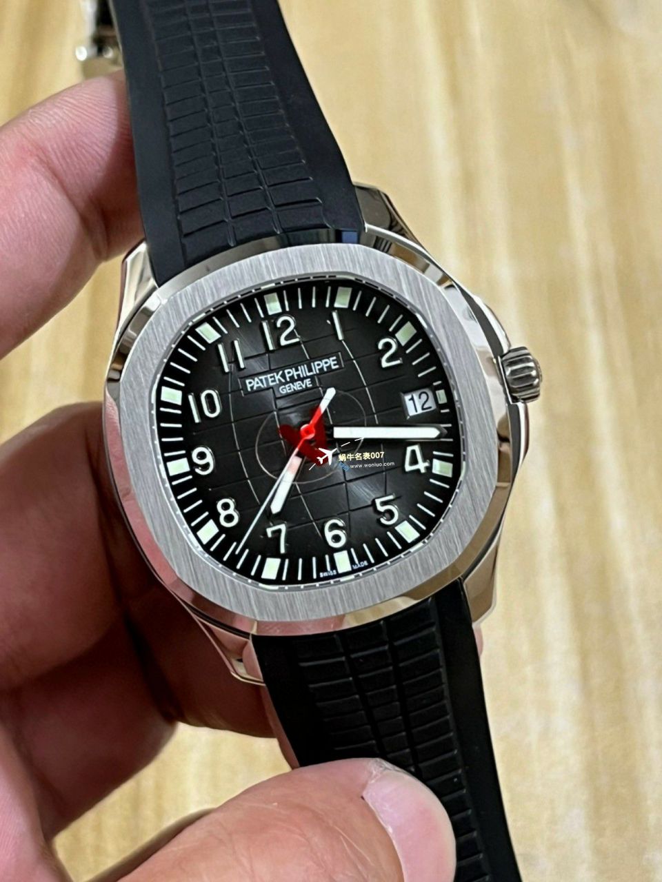 3K Factory 一比一复刻高仿手表 PATEK PHILIPPE AQUANAUT手雷5167R-001一体 Movement 升级版 wrist watch  / BD371