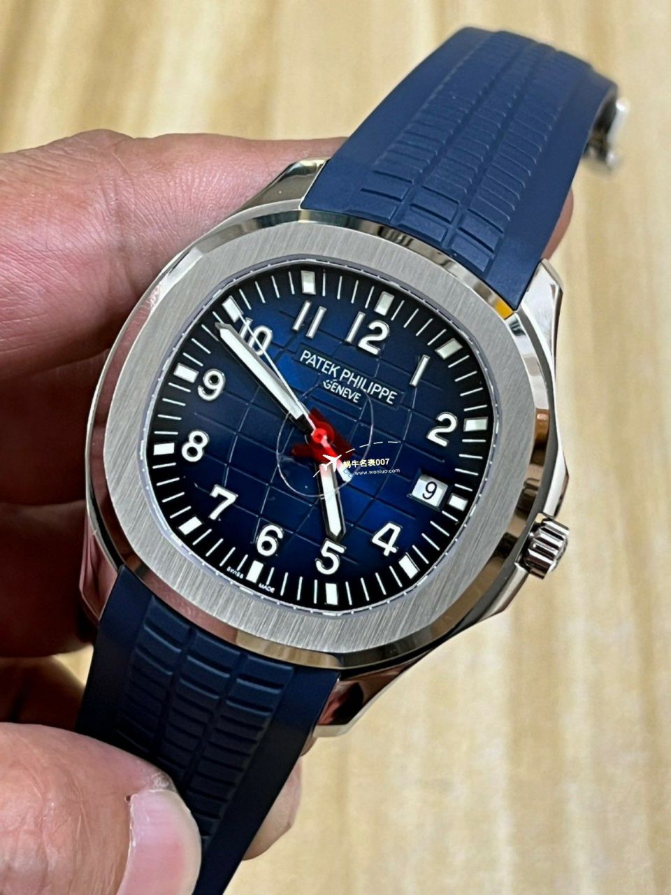 3K Factory 一比一复刻高仿手表 PATEK PHILIPPE AQUANAUT手雷5167R-001一体 Movement 升级版 wrist watch  / BD371