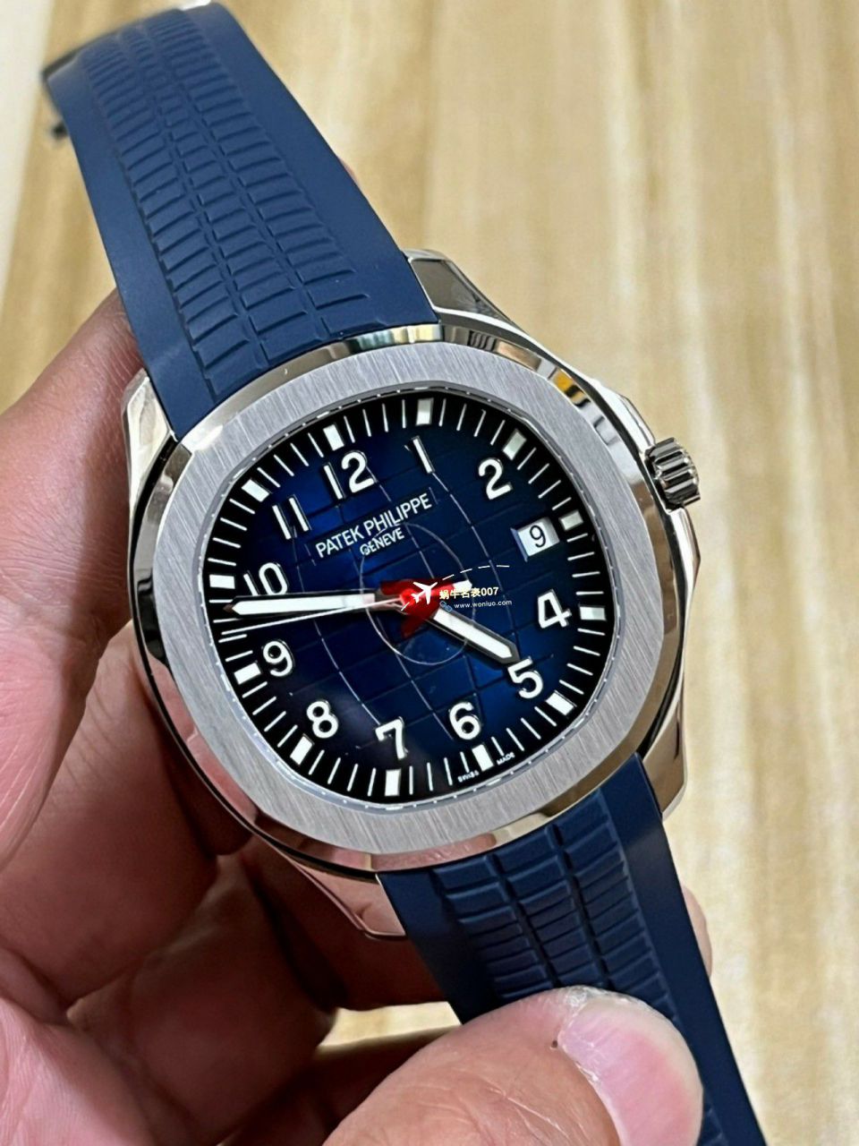 3K Factory 一比一复刻高仿手表 PATEK PHILIPPE AQUANAUT手雷5167R-001一体 Movement 升级版 wrist watch  / BD371