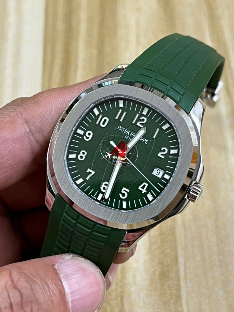 3K Factory 一比一复刻高仿手表 PATEK PHILIPPE AQUANAUT手雷5167R-001一体 Movement 升级版 wrist watch  / BD371