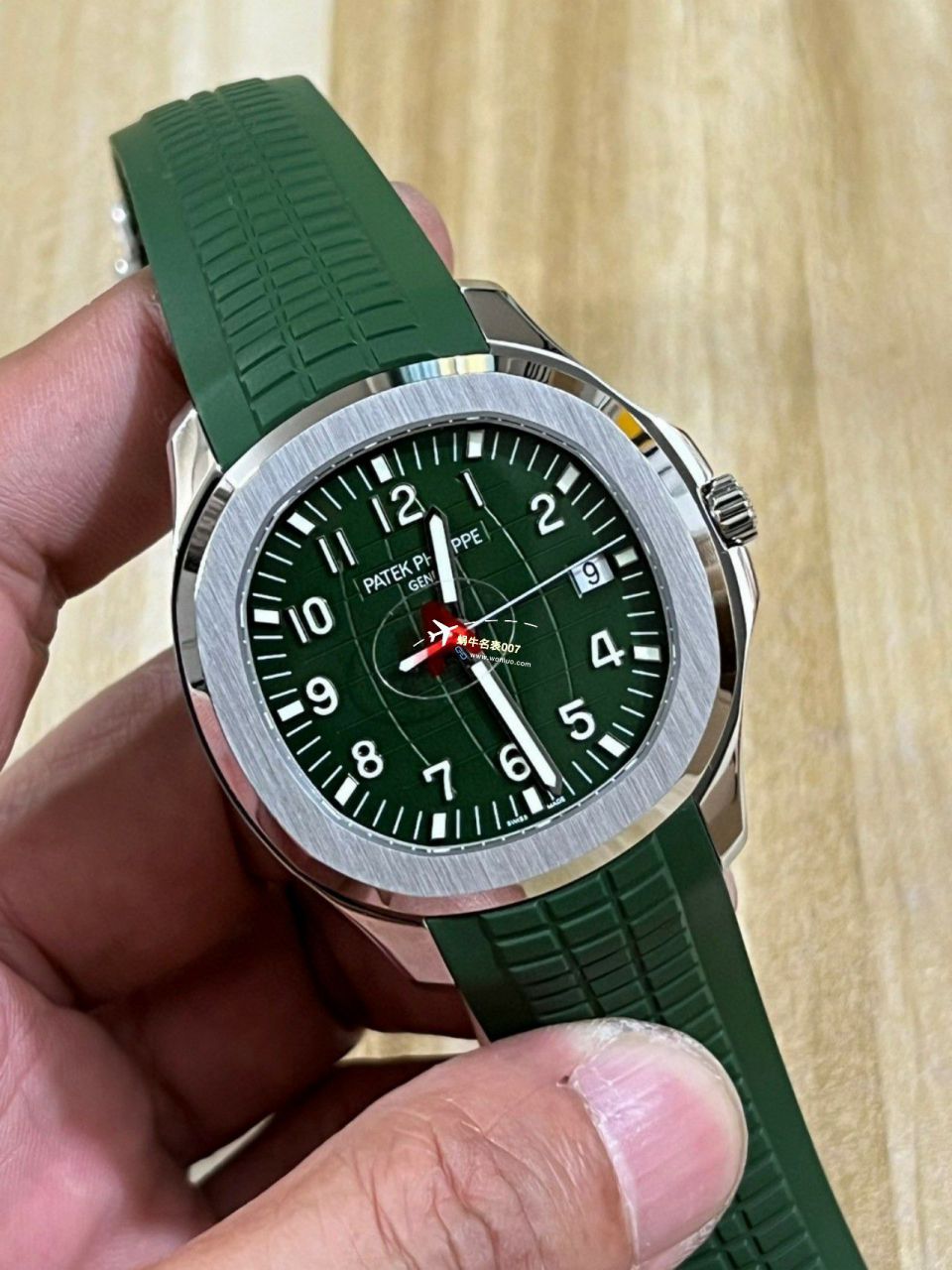 3K Factory 一比一复刻高仿手表 PATEK PHILIPPE AQUANAUT手雷5167R-001一体 Movement 升级版 wrist watch  / BD371