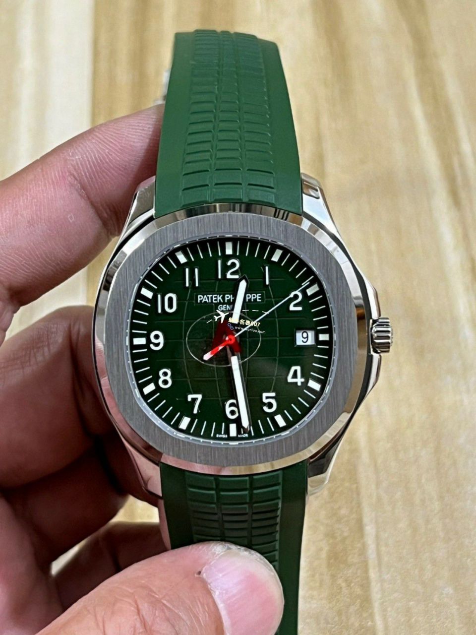 3K Factory 一比一复刻高仿手表 PATEK PHILIPPE AQUANAUT手雷5167R-001一体 Movement 升级版 wrist watch  / BD371