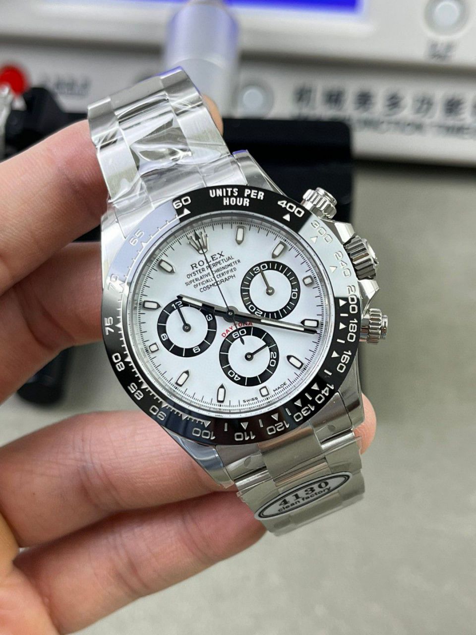  Video analysis clean Factory 4130 Movement  Rolex  Ditongna 熊猫迪m116500ln-0001等 top 一比一高仿手表 / R763
