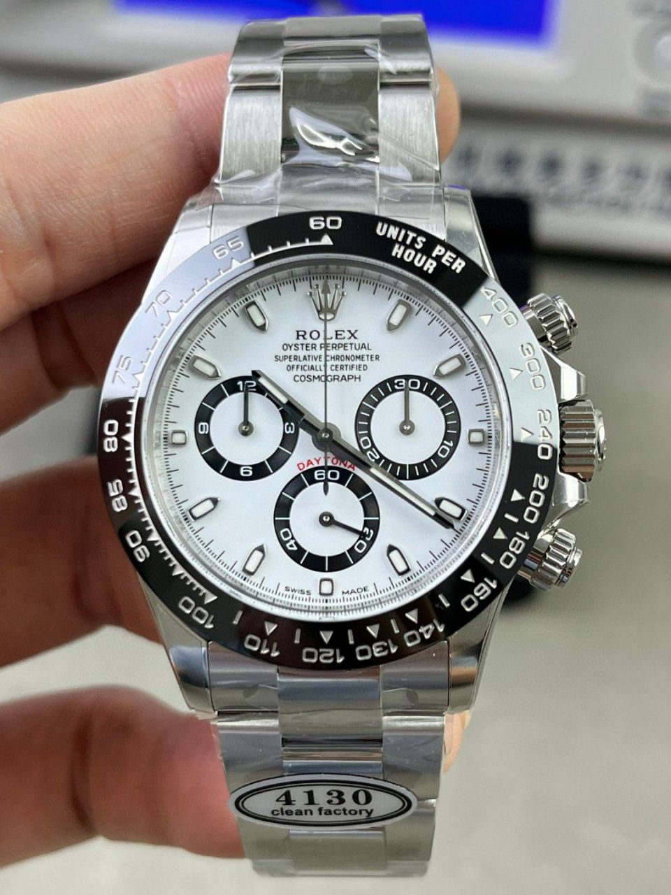  Video analysis clean Factory 4130 Movement  Rolex  Ditongna 熊猫迪m116500ln-0001等 top 一比一高仿手表 / R763