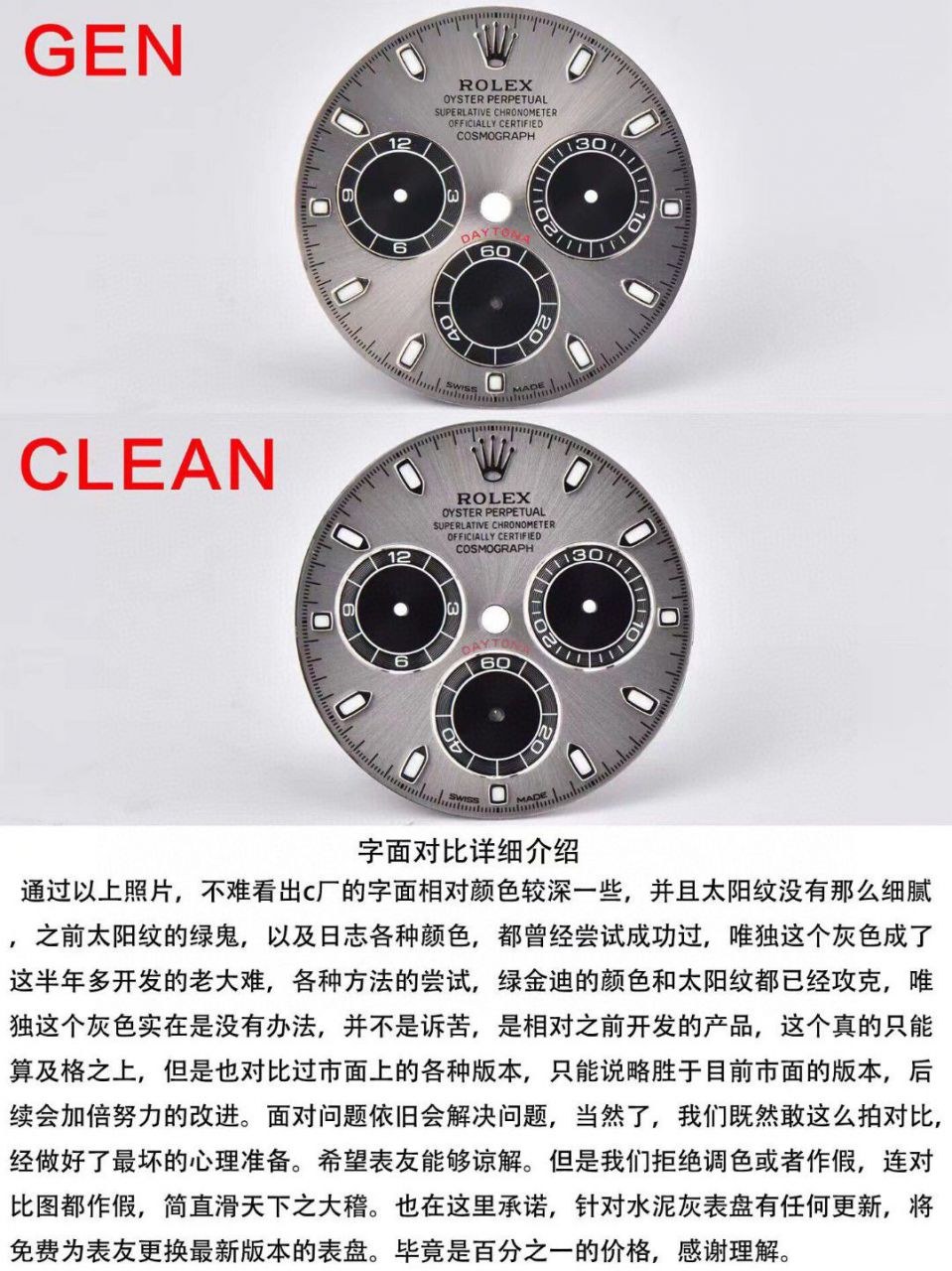  Video analysis clean Factory 4130 Movement  Rolex  Ditongna 熊猫迪m116500ln-0001等 top 一比一高仿手表 / R763