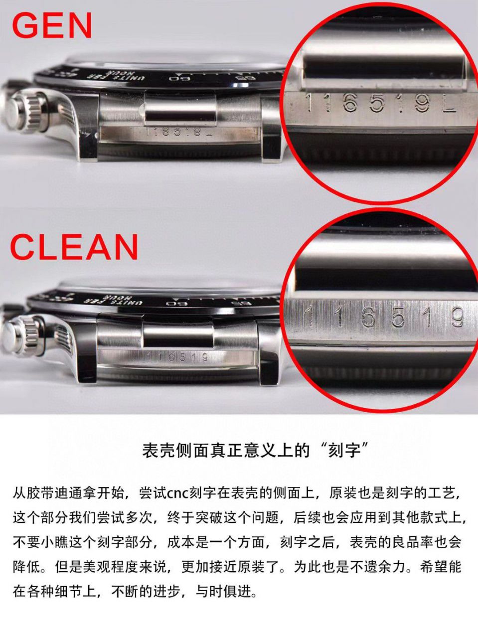  Video analysis clean Factory 4130 Movement  Rolex  Ditongna 熊猫迪m116500ln-0001等 top 一比一高仿手表 / R763