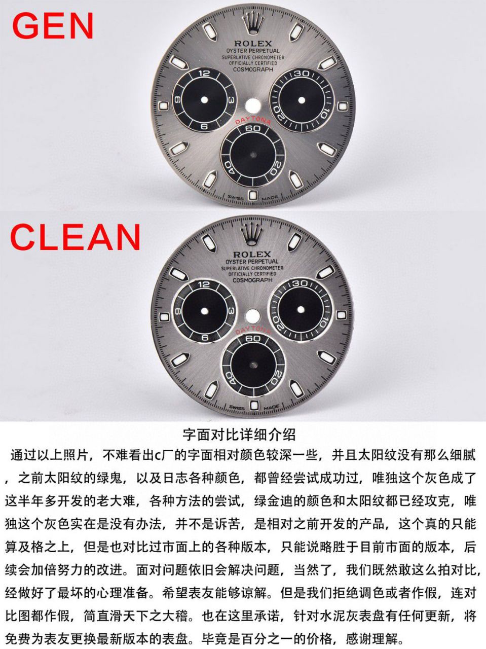  Video analysis clean Factory 4130 Movement  Rolex  Ditongna 熊猫迪m116500ln-0001等 top 一比一高仿手表 / R763