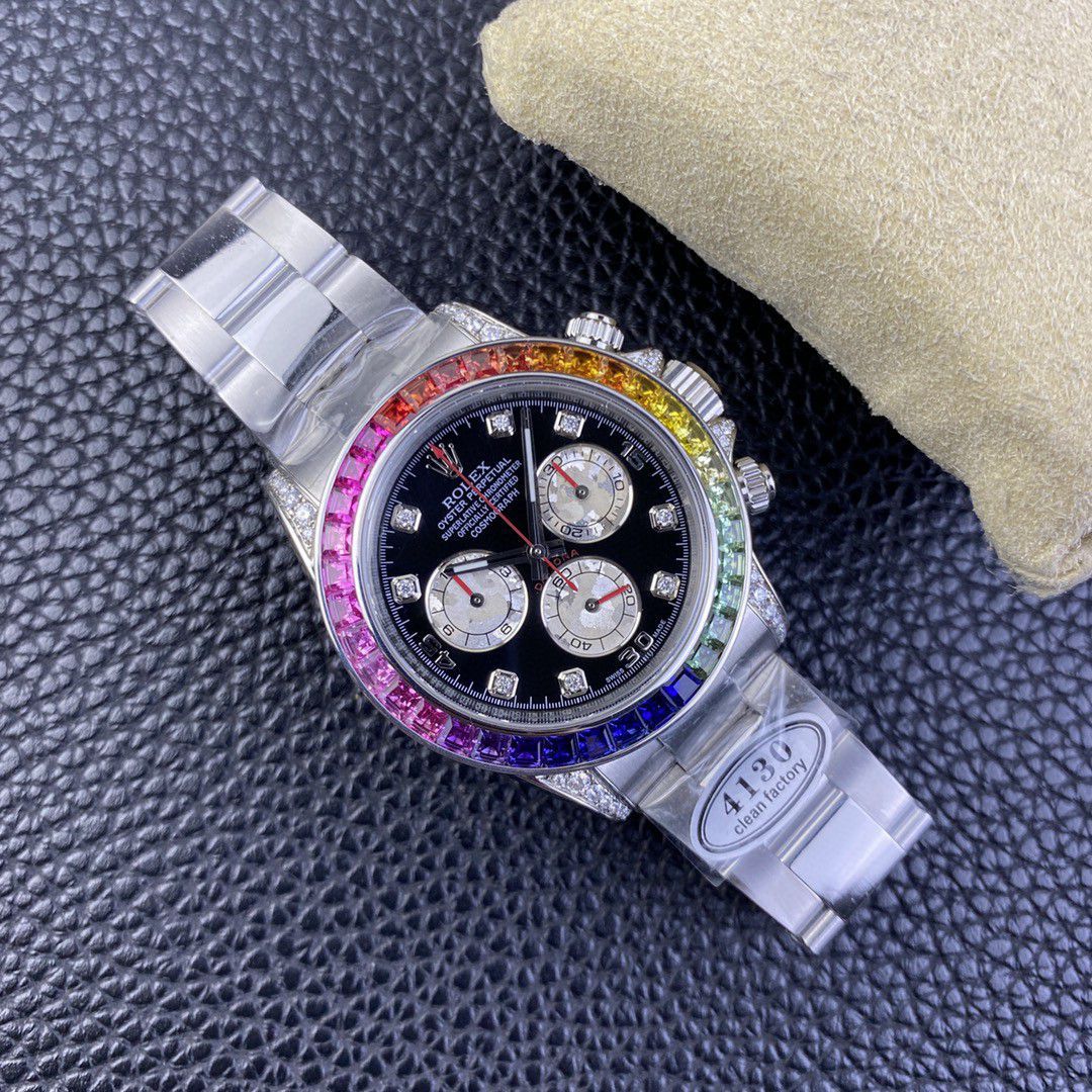  Video analysis clean Factory 4130 Movement  Rolex  Ditongna 熊猫迪m116500ln-0001等 top 一比一高仿手表 / R763
