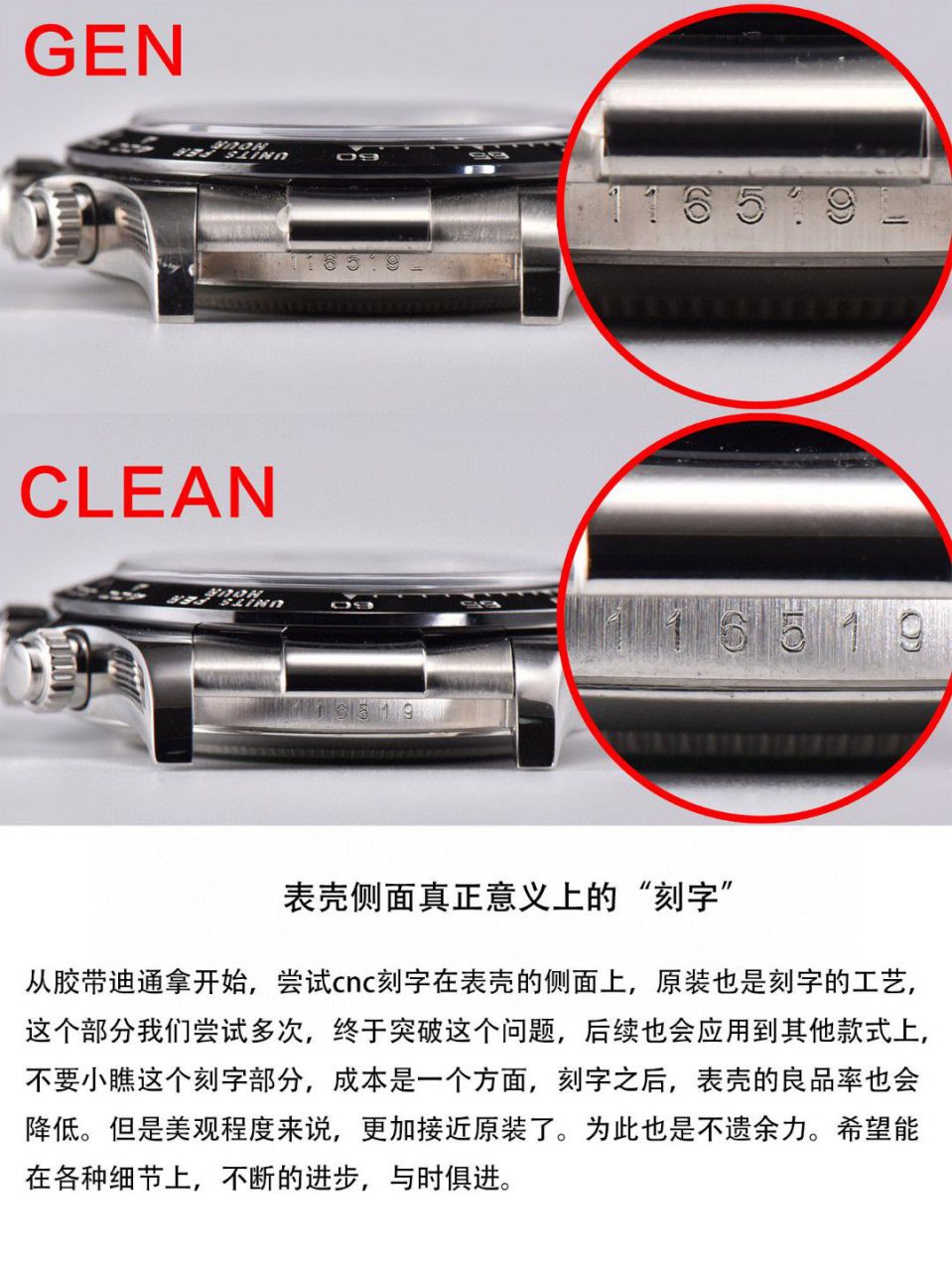  Video analysis clean Factory 4130 Movement  Rolex  Ditongna 熊猫迪m116500ln-0001等 top 一比一高仿手表 / R763