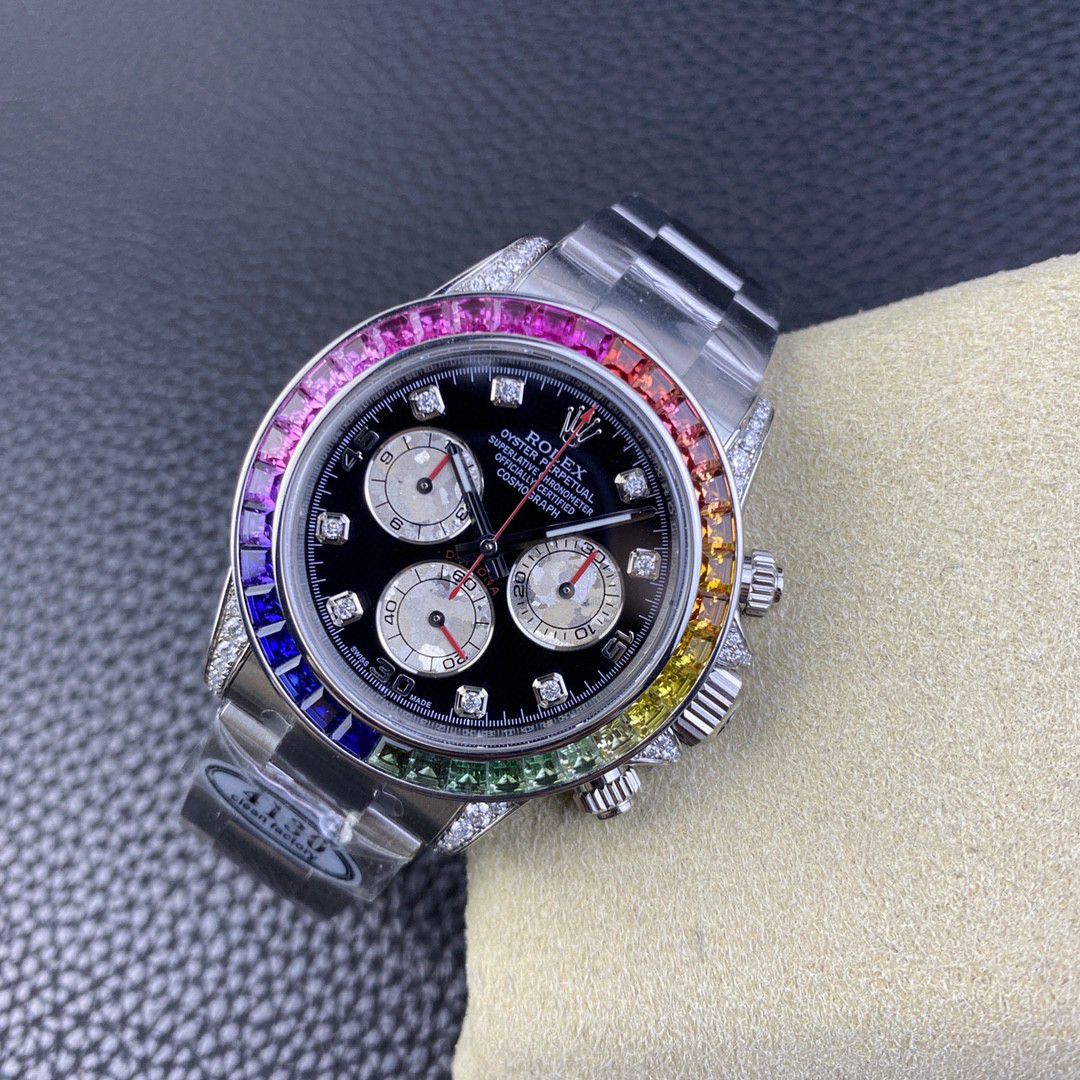  Video analysis clean Factory 4130 Movement  Rolex  Ditongna 熊猫迪m116500ln-0001等 top 一比一高仿手表 / R763