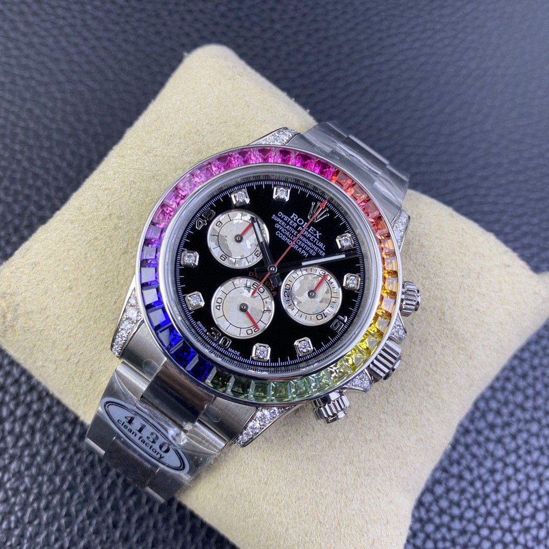  Video analysis clean Factory 4130 Movement  Rolex  Ditongna 熊猫迪m116500ln-0001等 top 一比一高仿手表 / R763